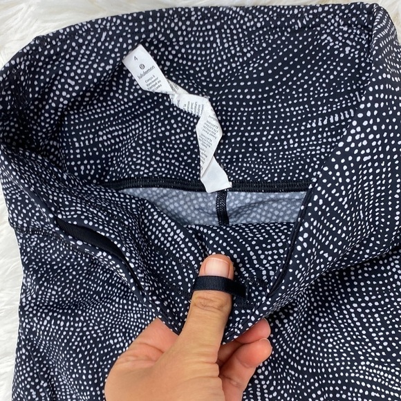 Lululemon Speed Wunder Tight *Asym Free Spirit Ice Grey Black / Black - Picture 4 of 6